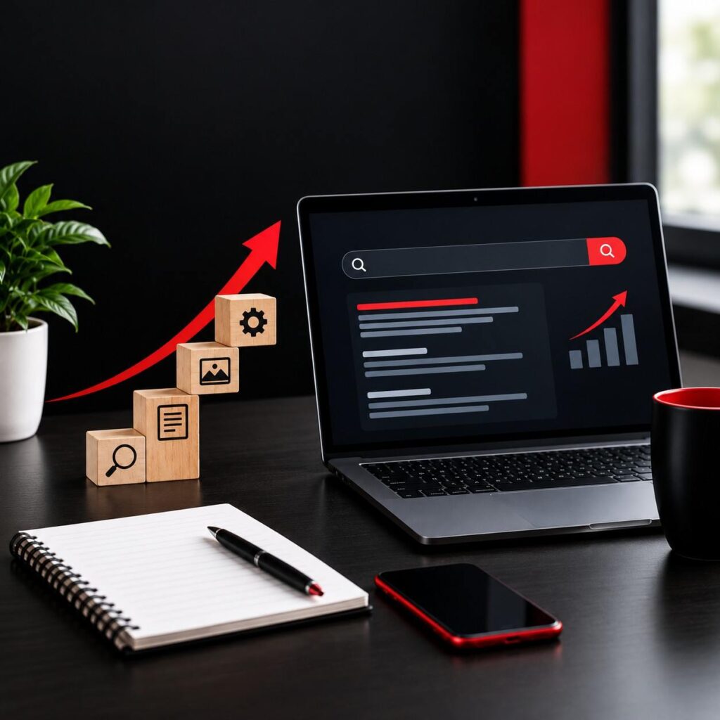 Modern SEO Growth Workspace and SEO strategy